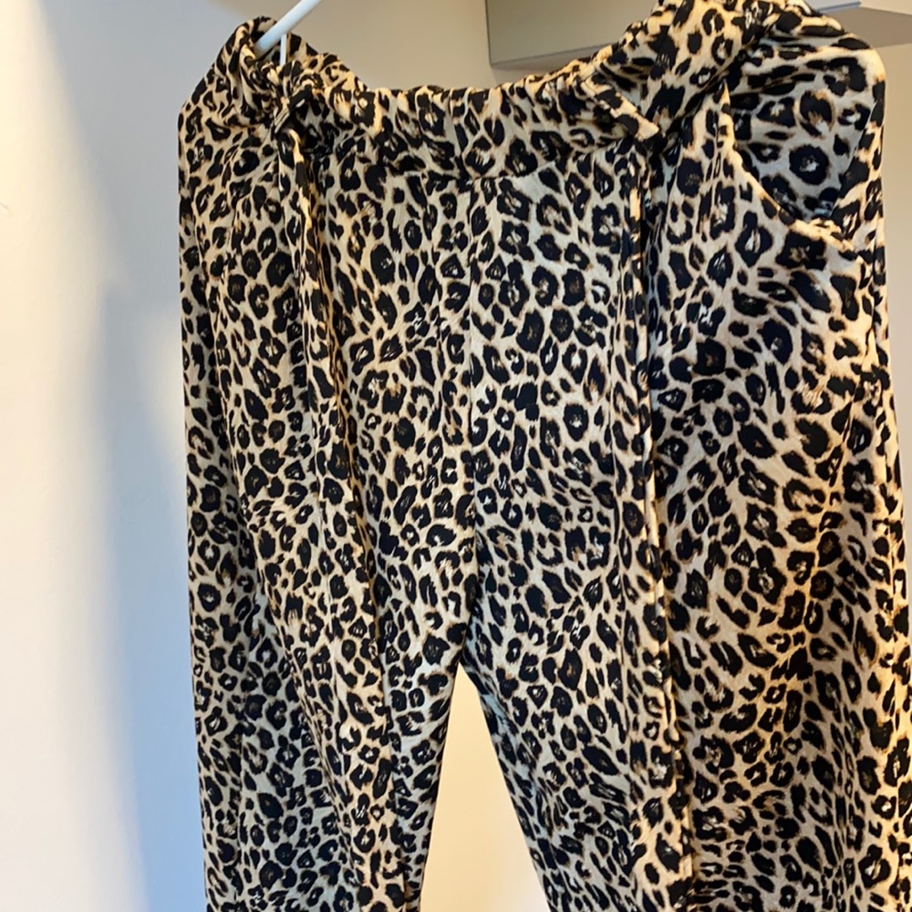 Animal print pants - made in italy